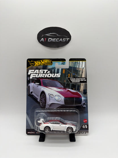 Hot Wheels Premium Fast & Furious 2018 Bentley Continental GT3