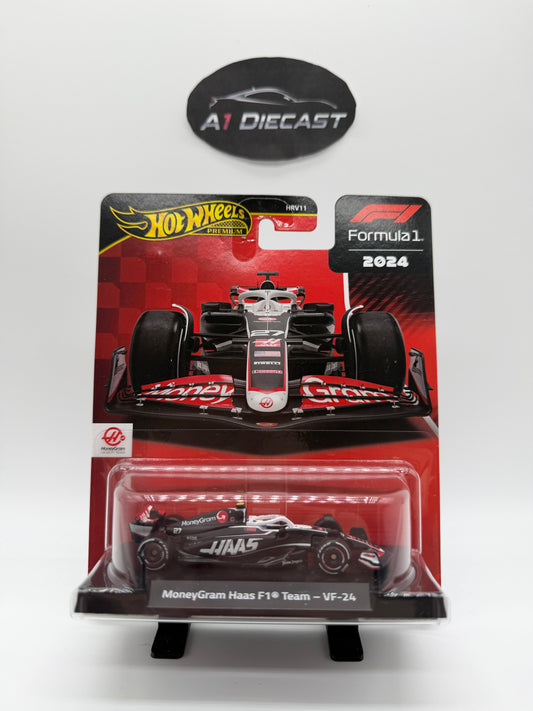 Hot Wheels Premium MoneyGram Haas F1 Team - VF-24 (#27)
