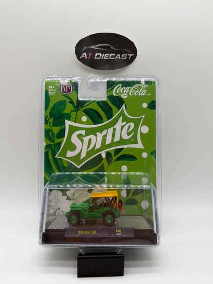 M2 Machines Coca-Cola Sprite 1944 Jeep MB Chase