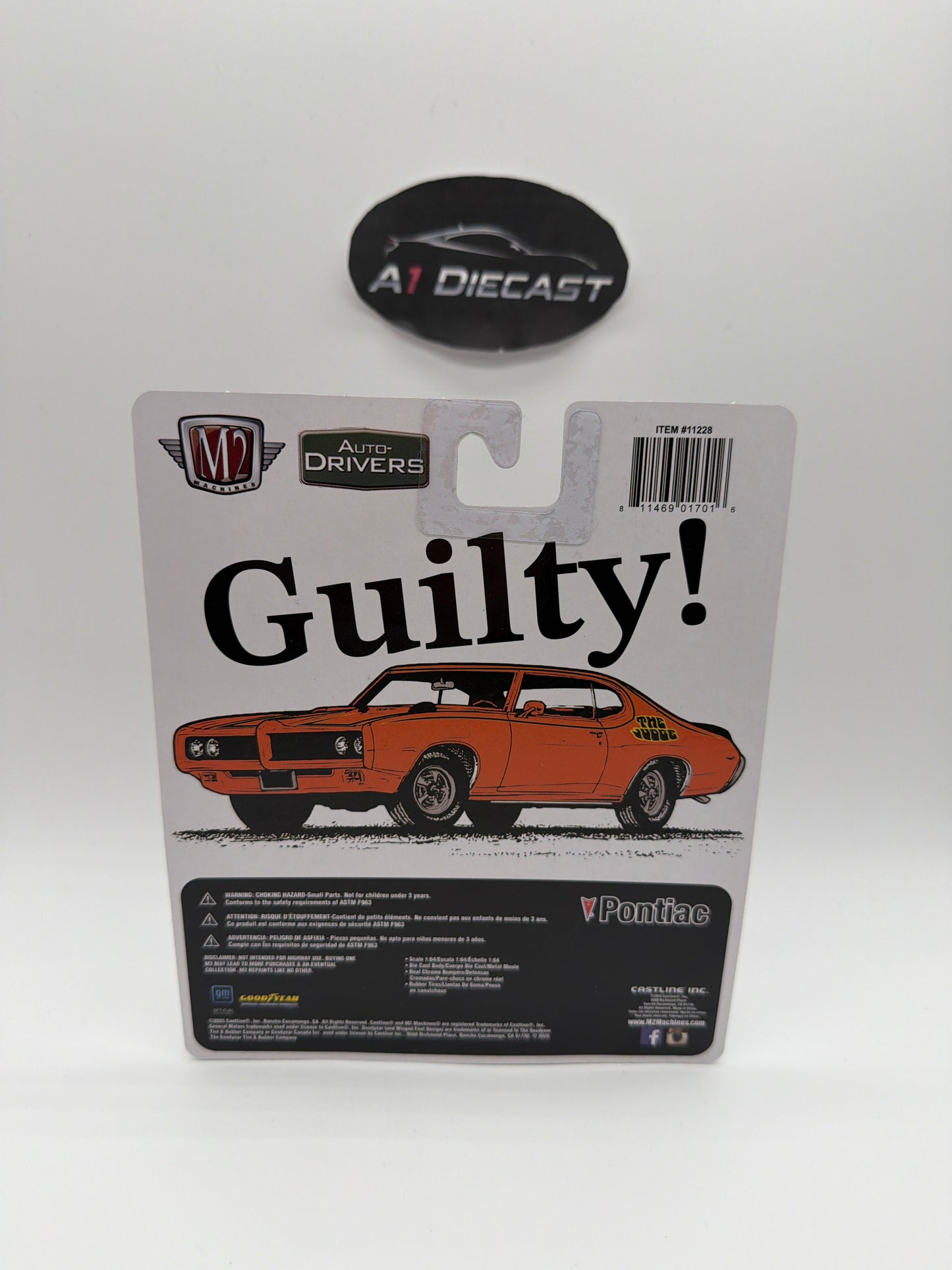 M2 Machines 1969 Pontiac GTO Judge Chase