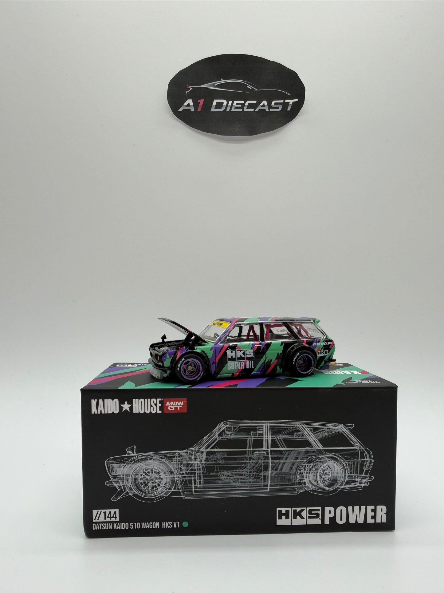 Kaido House Mini GT Datsun Kaido 510 Wagon HKS V1