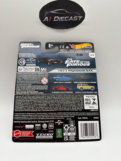 Hot Wheels Premium Fast & Furious 1971 Plymouth GTX