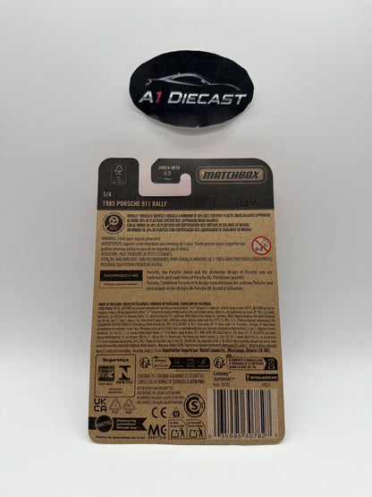 Matchbox 1985 Porsche 911 Rally Super Chase