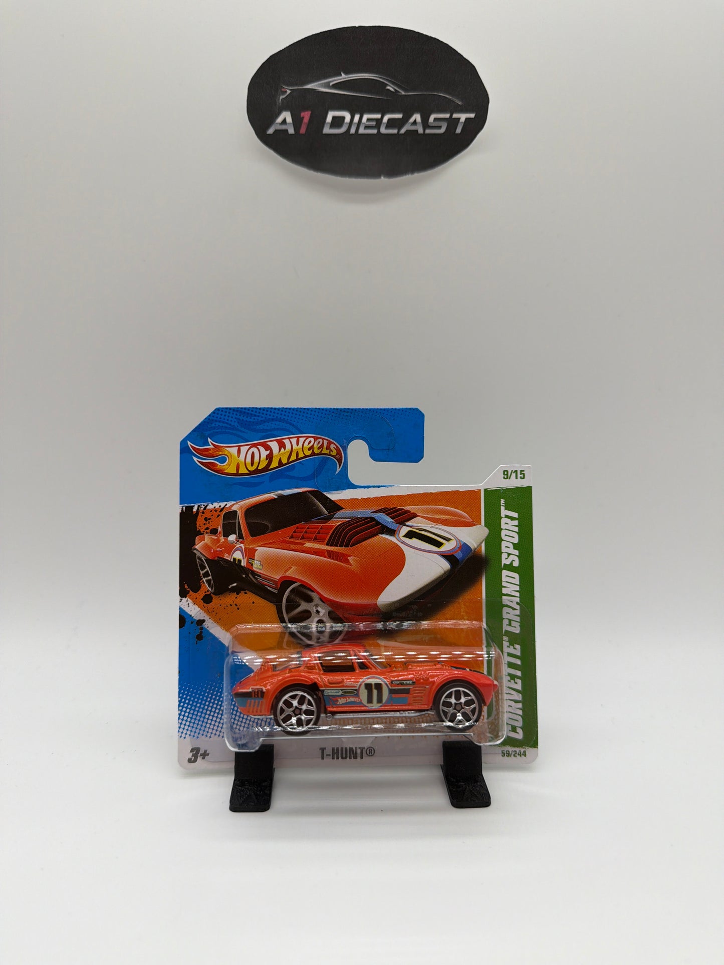 Hot Wheels Corvette Grand Sport Treasure Hunt Short Card