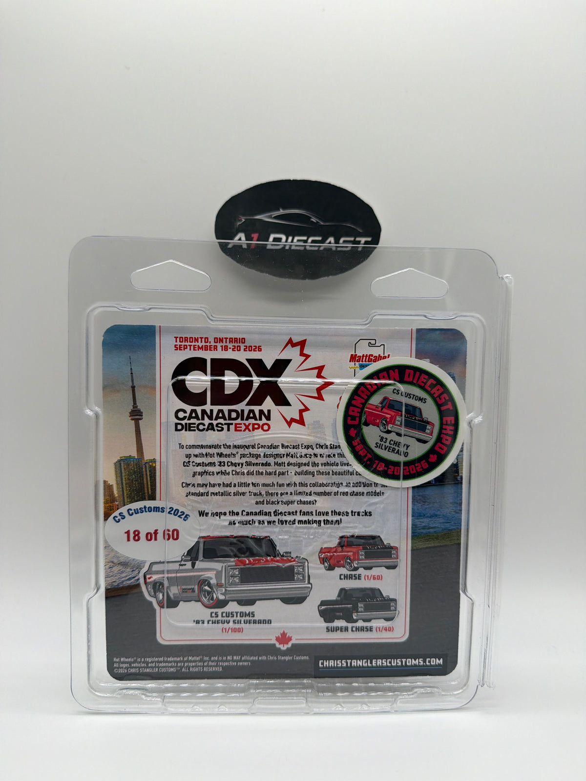 Canadian Diecast Expo CS Custom ‘83 Chevy Silverado Set of 3 (Regular, Chase, Super Chase)