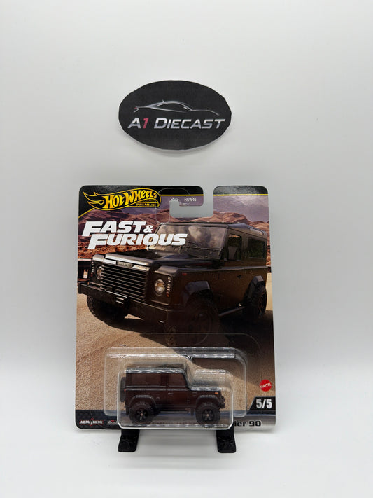 Hot Wheels Premium Fast & Furious Land Rover Defender 90