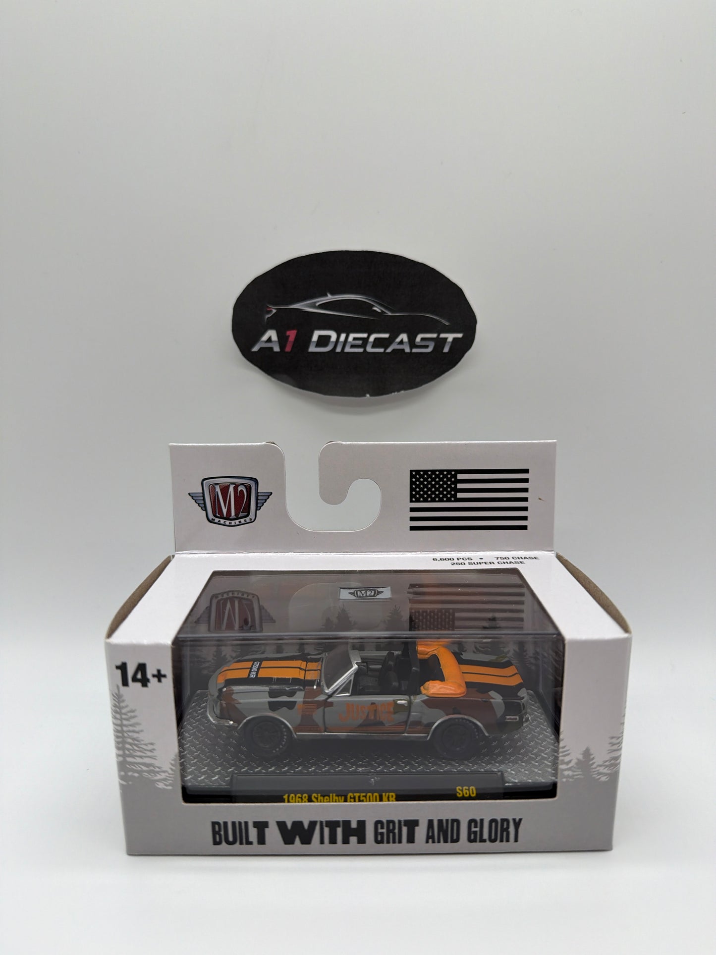 M2 Machines Detroit Muscle Special Release S60 1968 Shelby GT500 KR