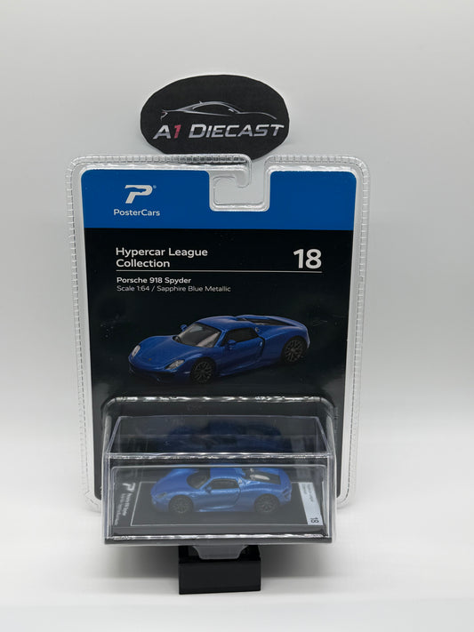 PosterCars Hypercar League Collection Porsche 918 Spyder