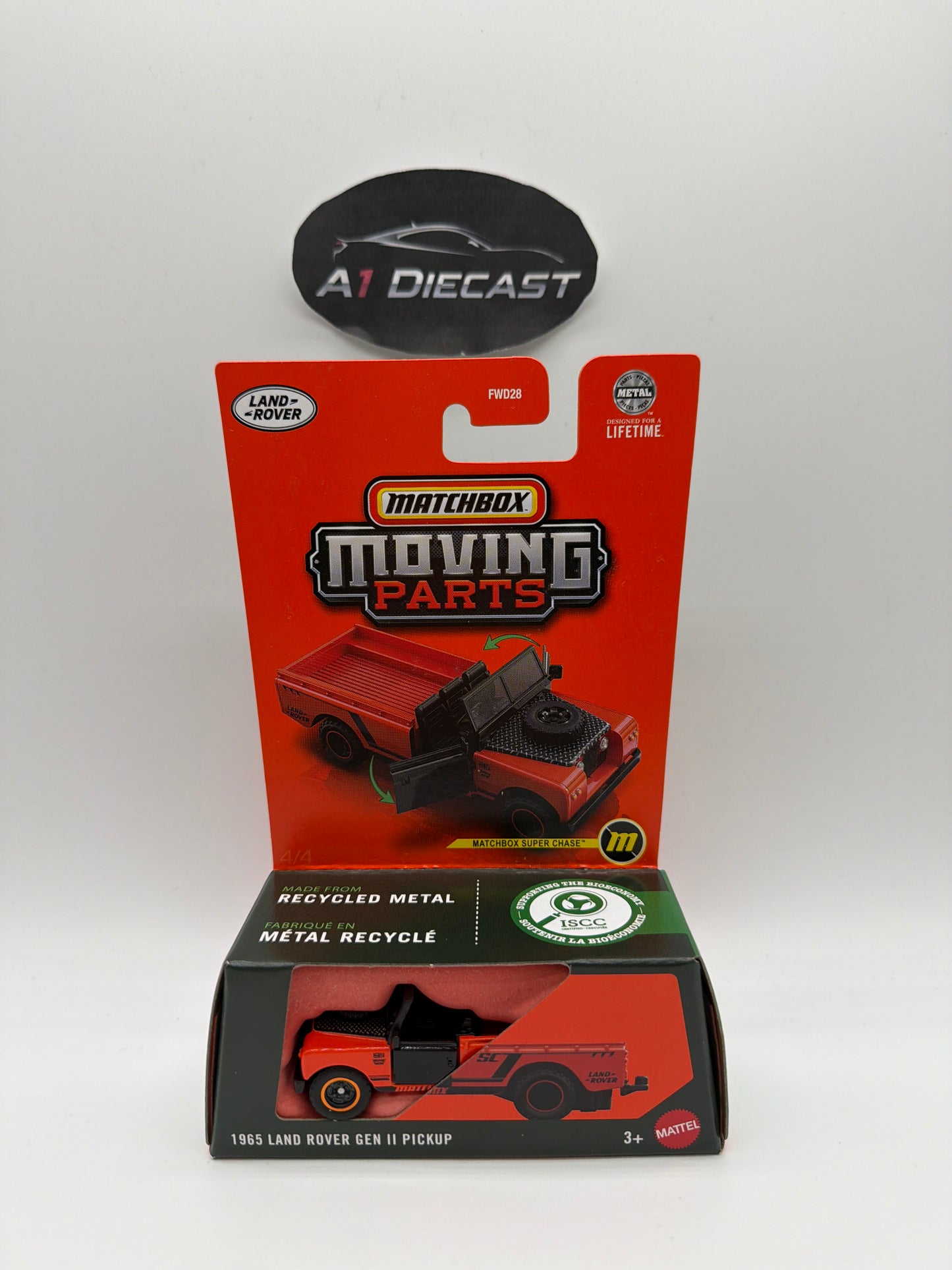 Matchbox Moving Parts 1965 Land Rover Gen II Pickup Super Chase