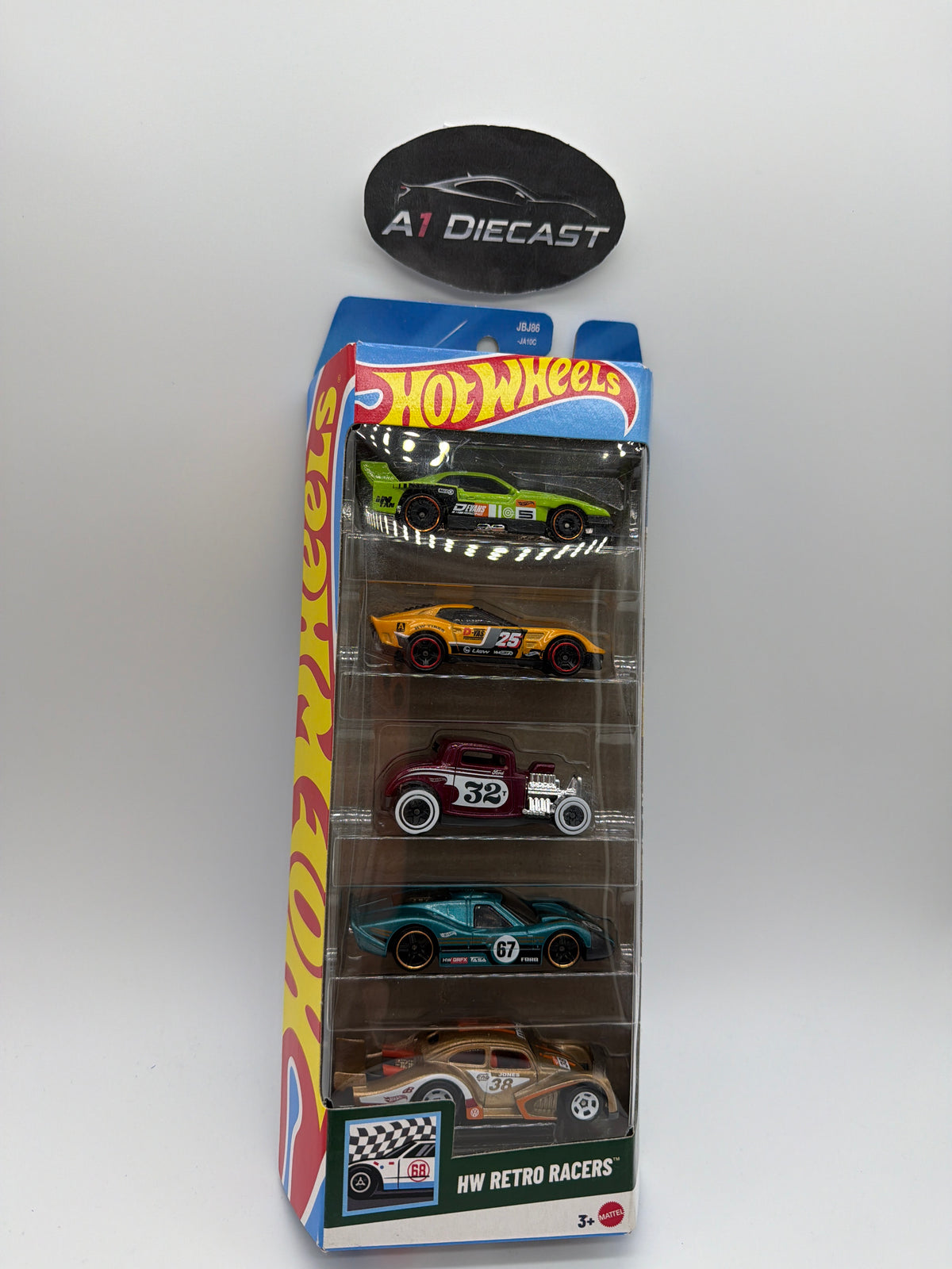 Hot Wheels 5 Pack HW Retro Racers