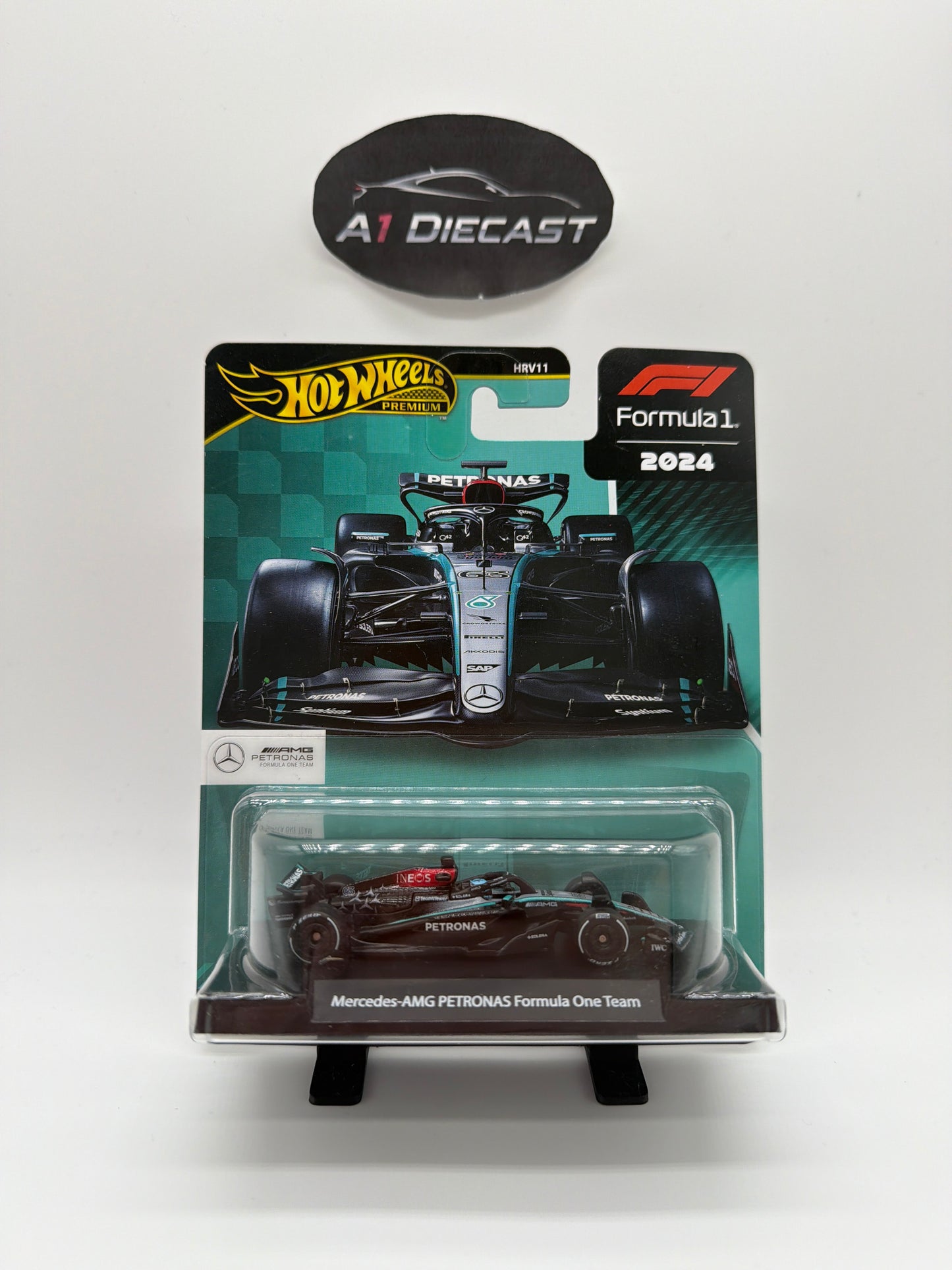 Hot Wheels Premium Mercedes-AMG Petronas Formula One Team/Équite (#63)