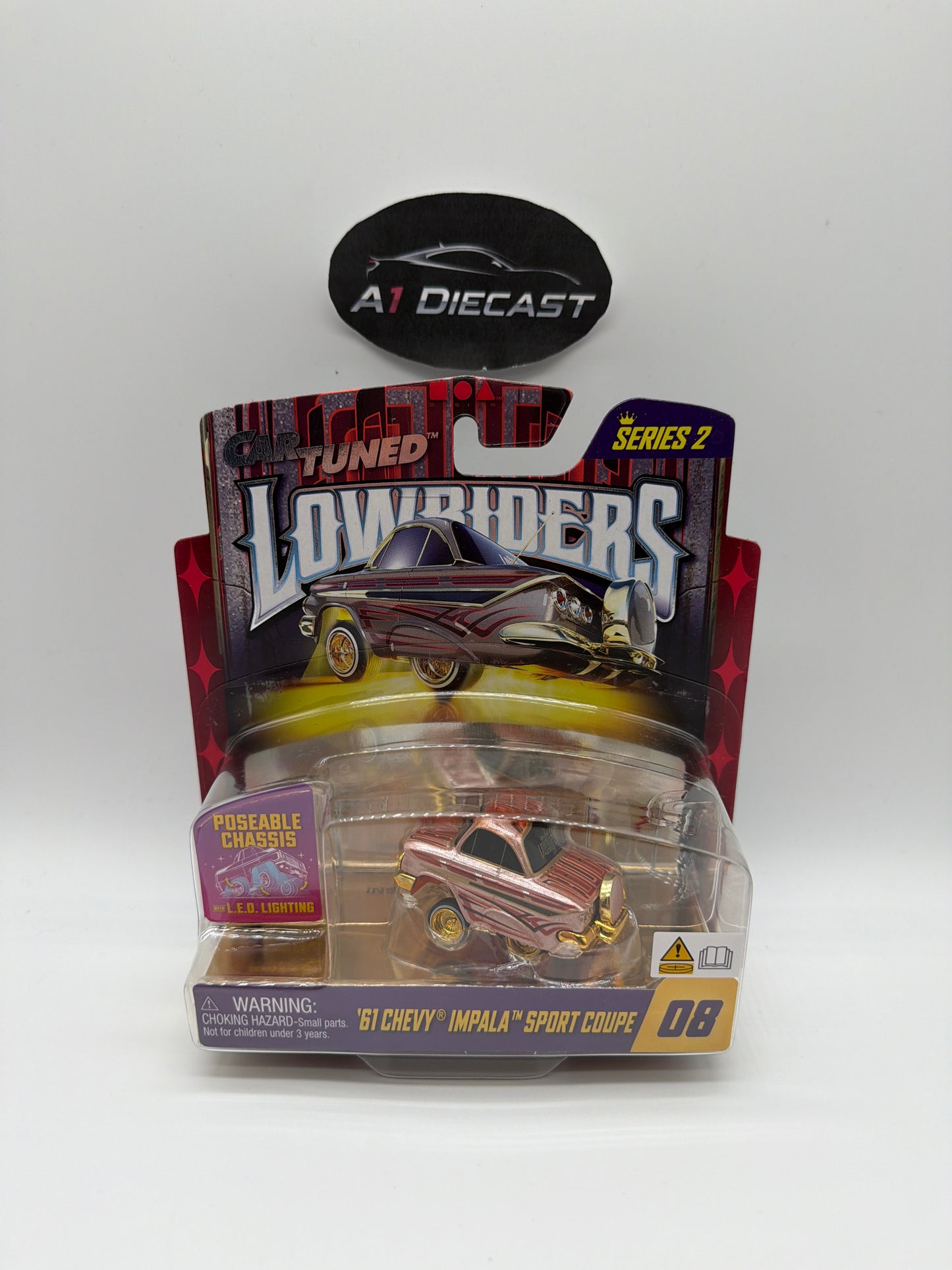 Car Tuned Lowriders ‘61 Chevy Impala Sports Coupe series 2