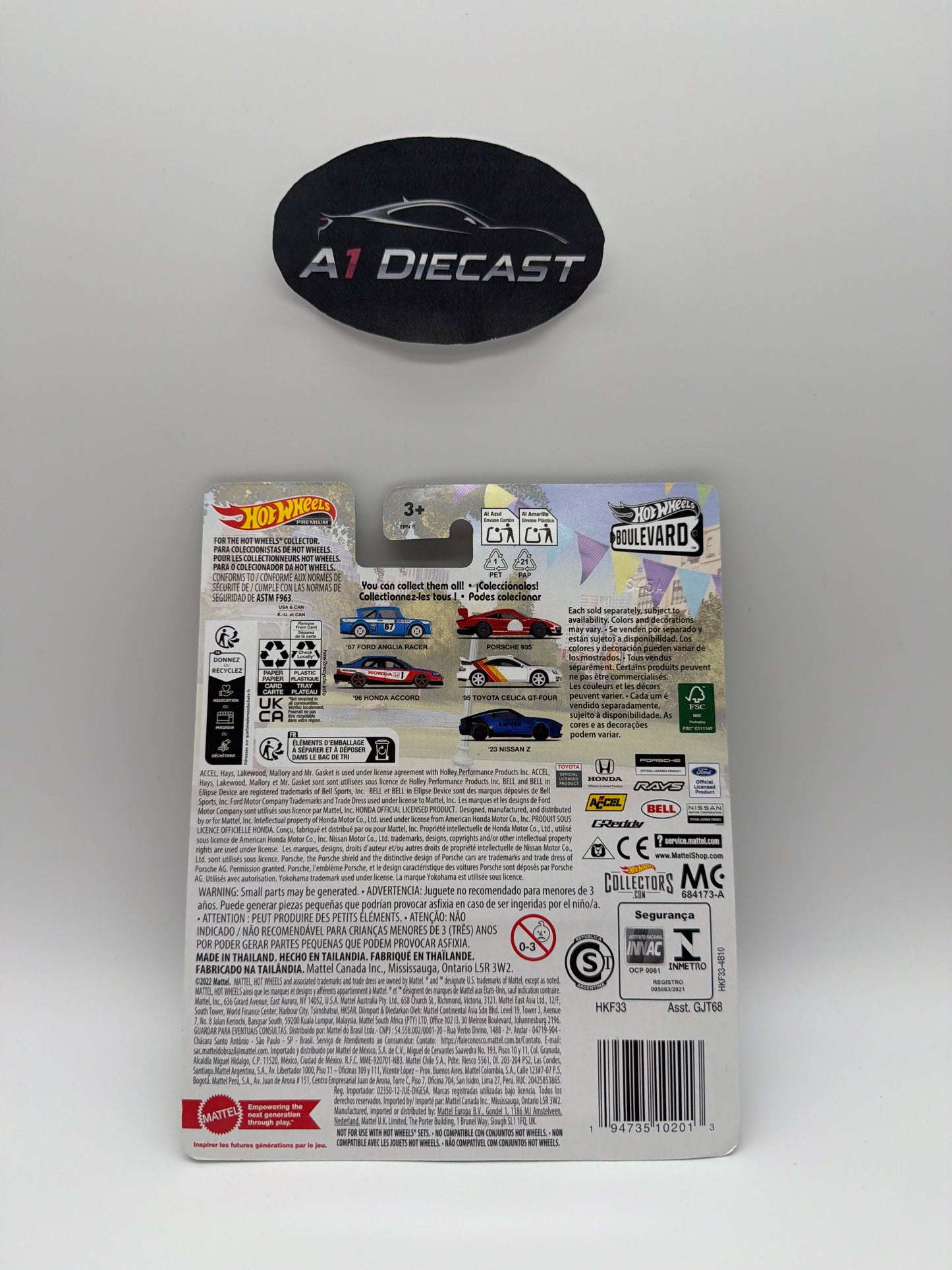 Hot Wheels Premium Boulevard ‘95 Toyota Chicago GT-Four