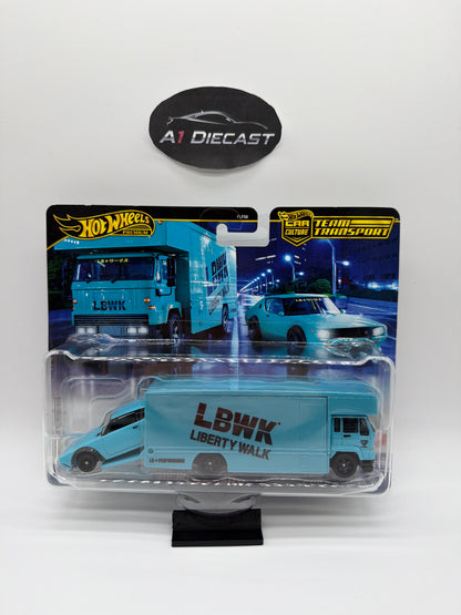 Hot Wheels Premium Car Culture Team Transport Nissan Skyline 2000GT-R LBWK & Fleet Flyer