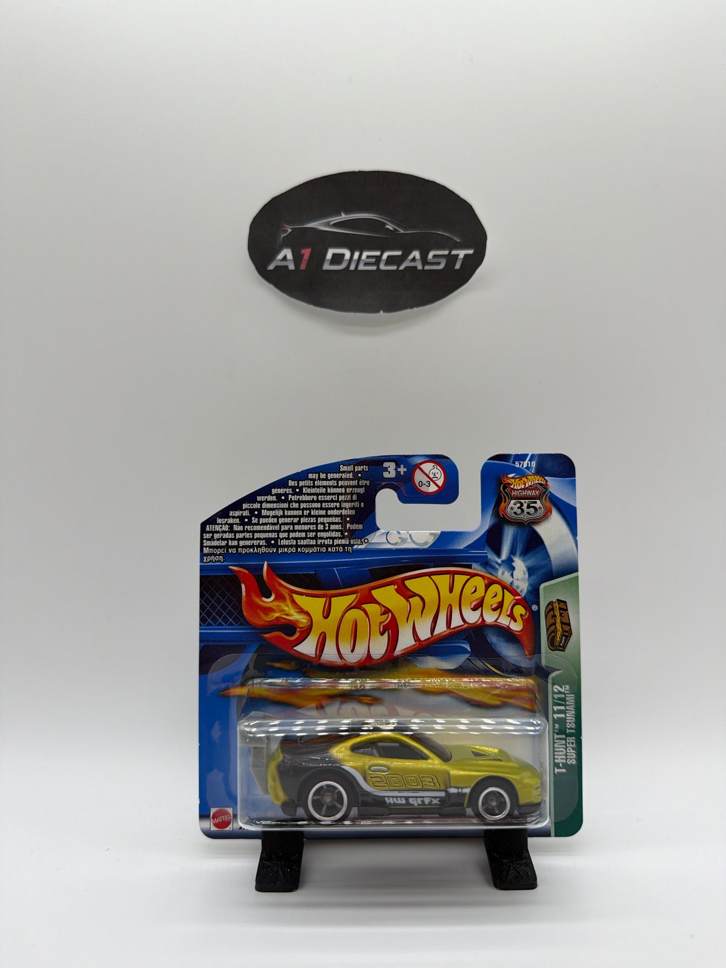 Hot Wheels Super Tsunami Treasure Hunt Short Card