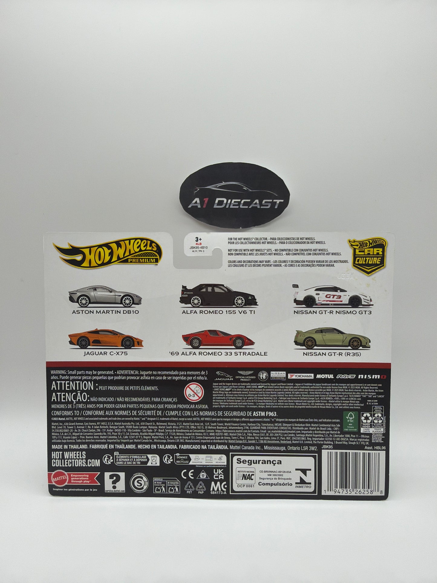Hot Wheels Premium Car Culture Alfa Romeo 155 V6 TI & ‘69 Alfa Romeo 33 Stradale