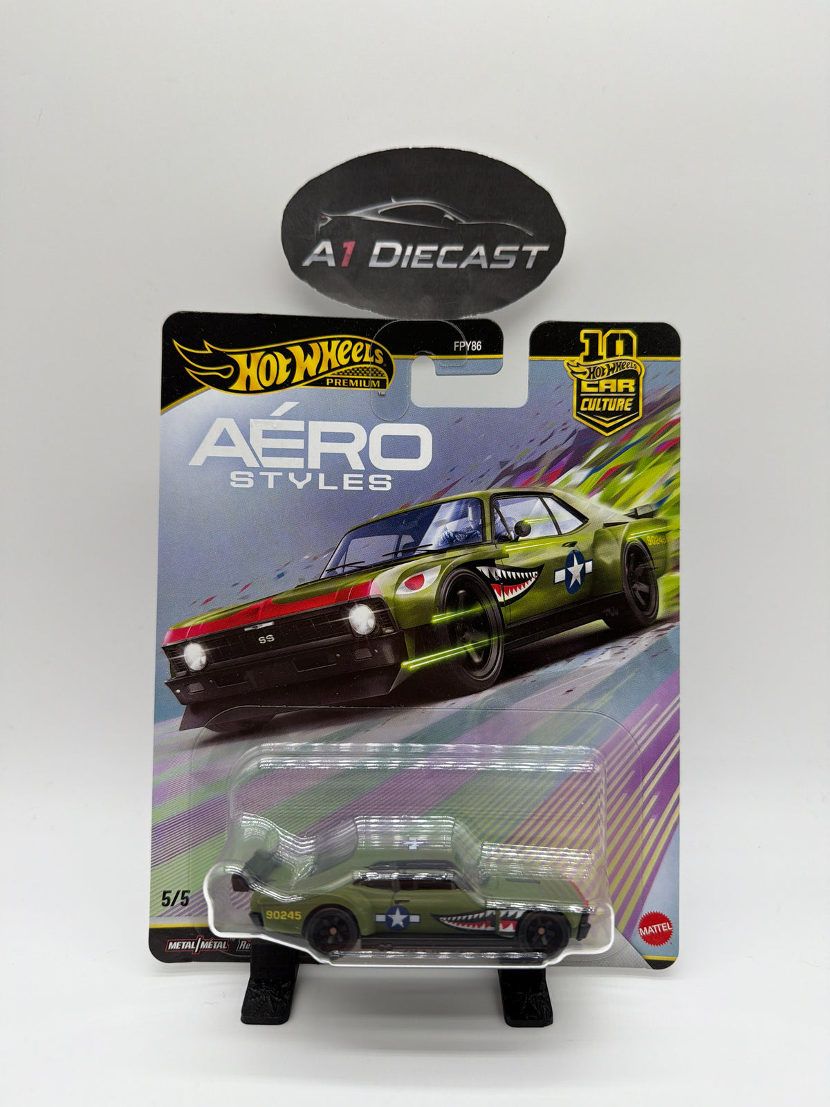 Hot Wheels Premium Car Culture Aéro Styles Custom / Personnalisé ‘70 Chevy Nova