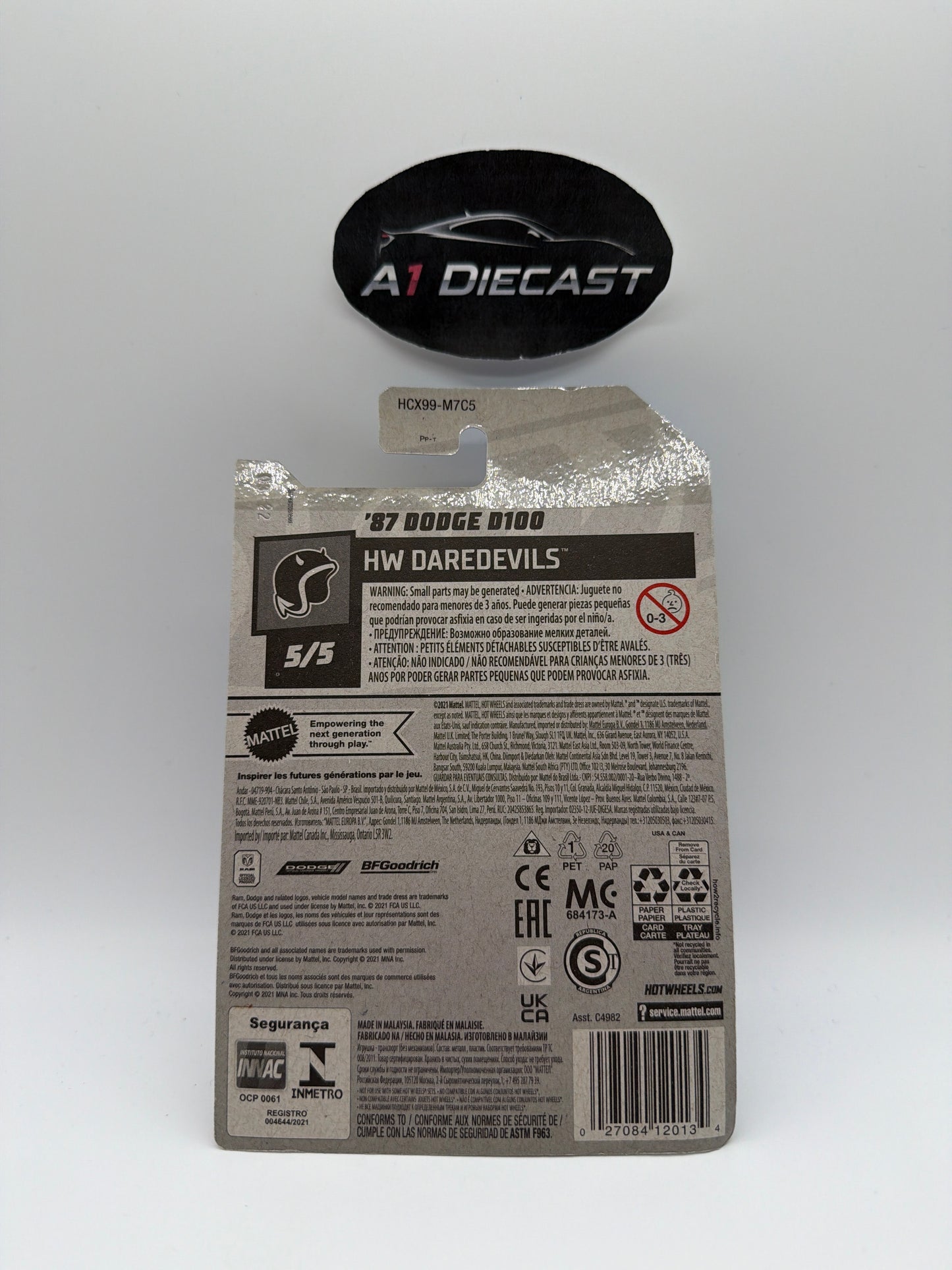 Hot Wheels ‘87 Dodge D100 Treasure Hunt