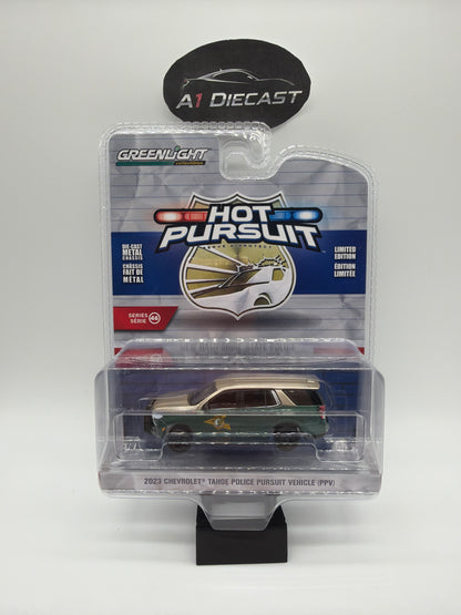 Greenlight Hot Pursuit 2023 Chevrolet Tahoe Police Pursuit Vehicle (PPV)