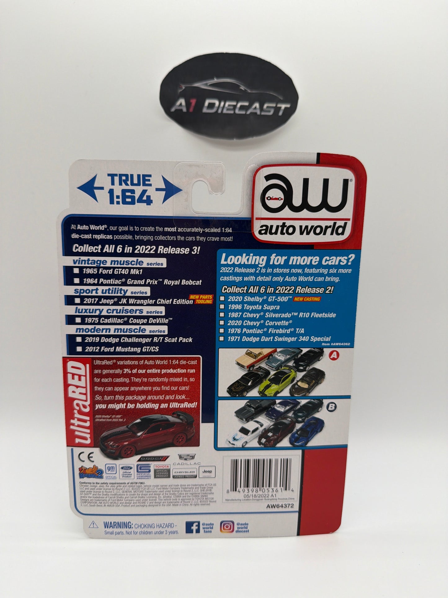 Auto World Premium 2019 Dodge Challenger R/T Scat Pack