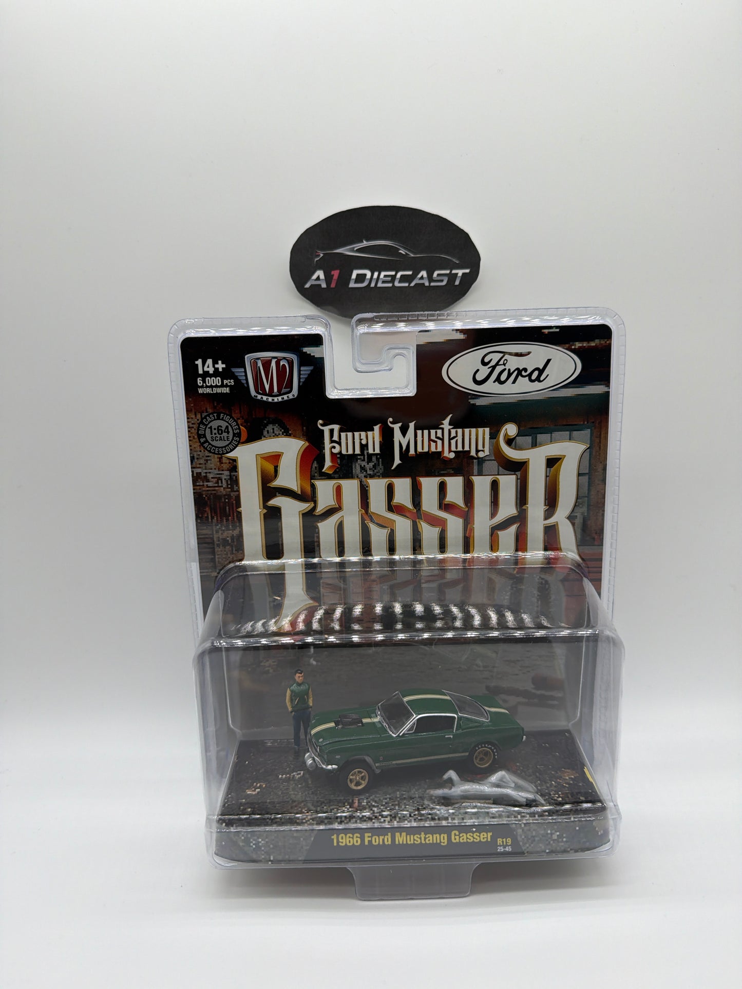 M2 Machines Diorama 1966 Ford Mustang Gasser