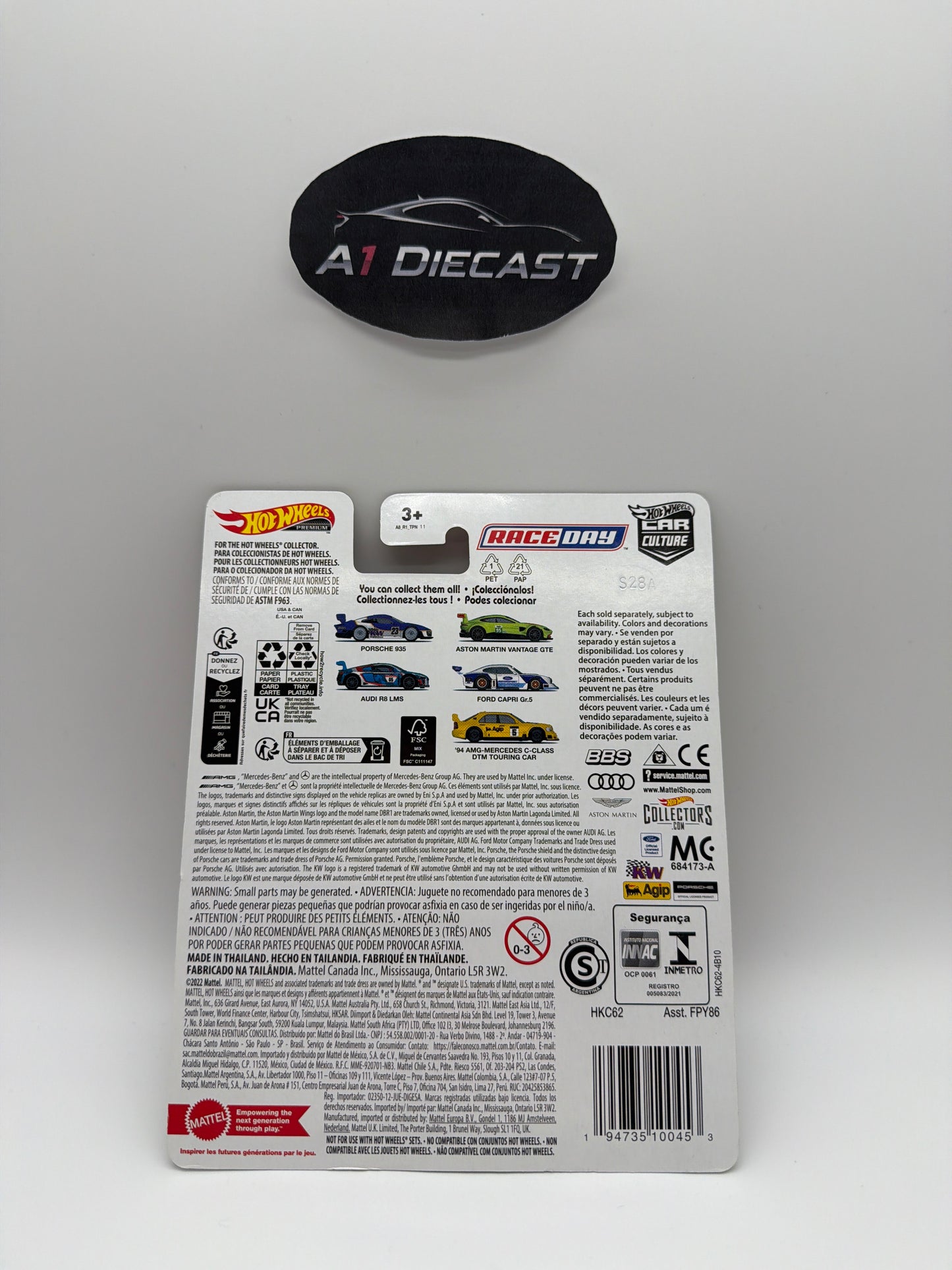 Hot Wheels Premium Car Culture Race Day ‘94 AMG-Mercedes C-Class DTM Touring Car