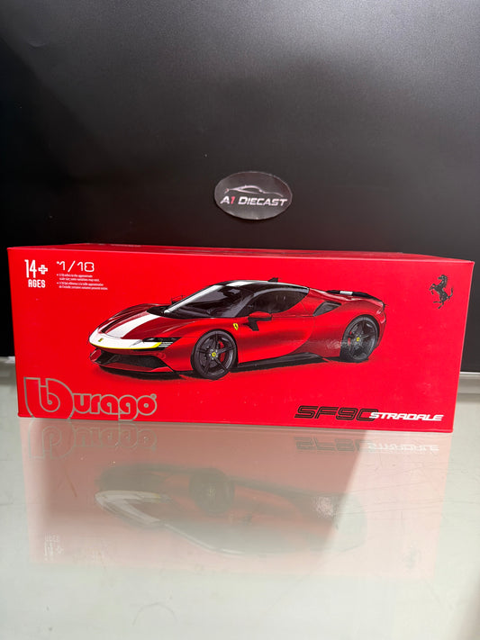 Bburago Signature Series Ferrari SF90 Spider Assetto Fiorano