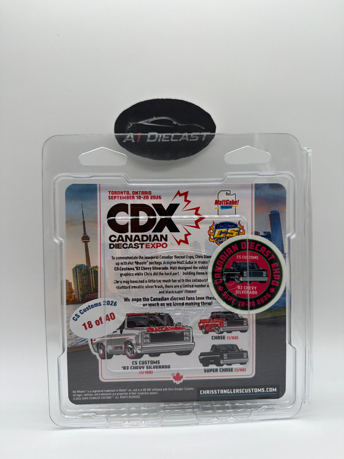 Canadian Diecast Expo CS Custom ‘83 Chevy Silverado Set of 3 (Regular, Chase, Super Chase)