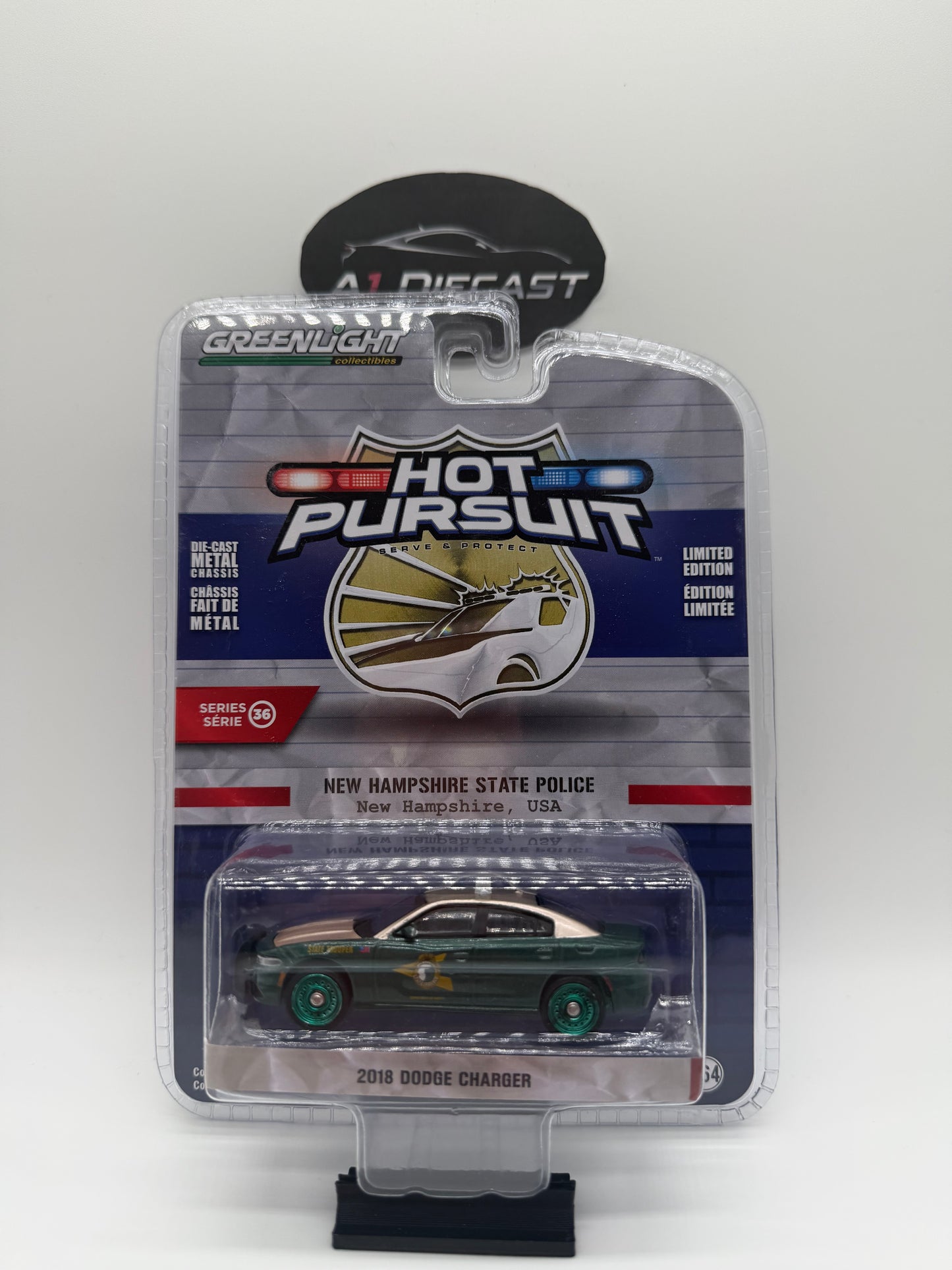Greenlight Hot Pursuit 2018 Dodge Charger Chase