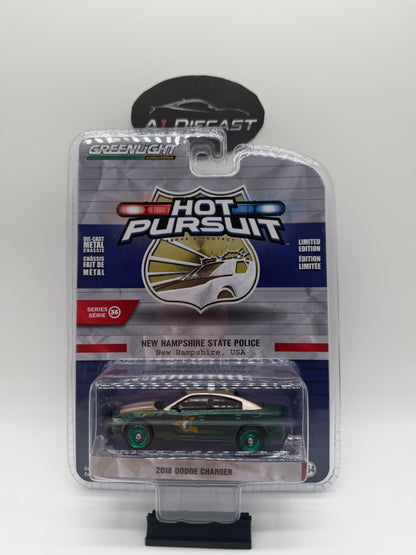 Greenlight Hot Pursuit 2018 Dodge Charger Chase