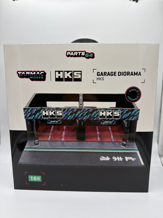 Tarmac Works Parts 64 HKS Garage Diorama