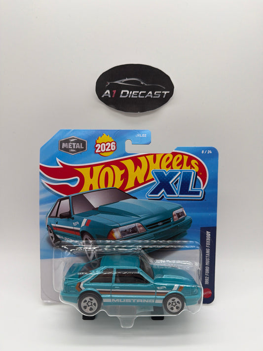 Hot Wheels XL 1992 Ford Mustang Foxbody