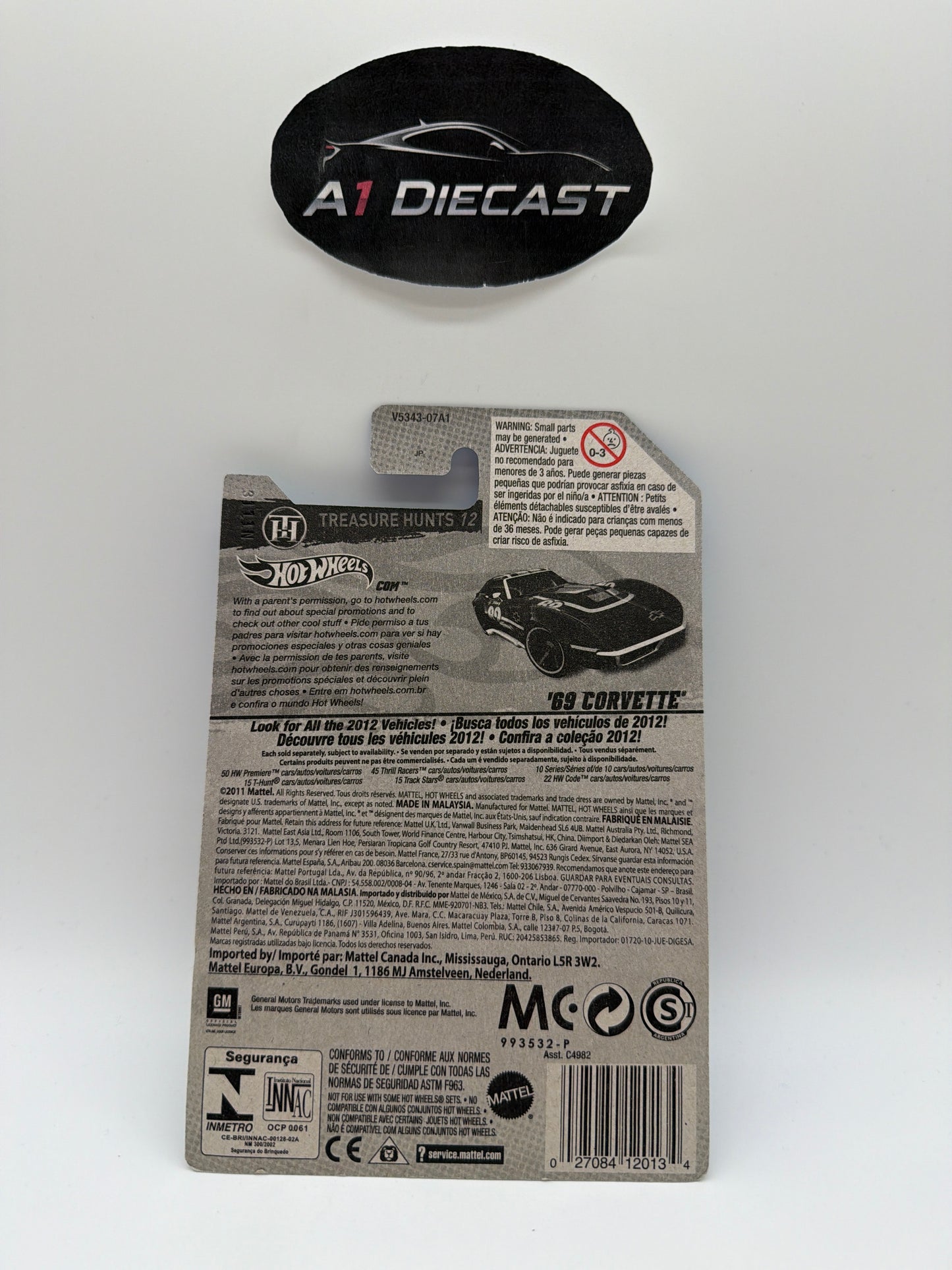 Hot Wheels ‘69 Corvette Treasure Hunt