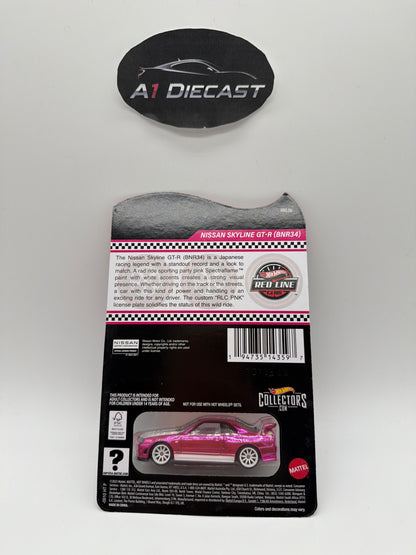Hot Wheels Red Line Club Nissan Skyline GT-R (BNR34)