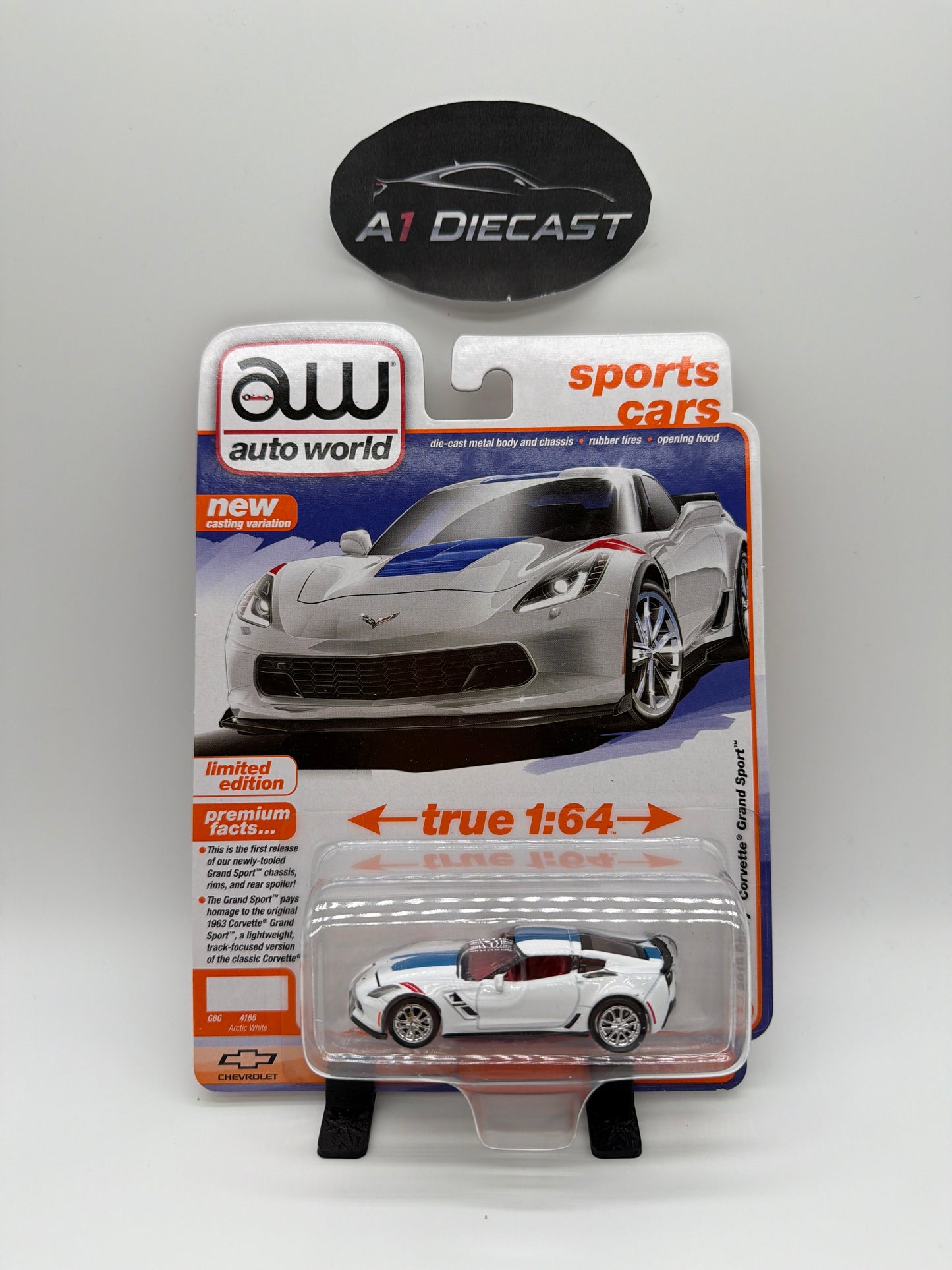 Auto World Premium 2018 Chevy Corvette Grand Sport