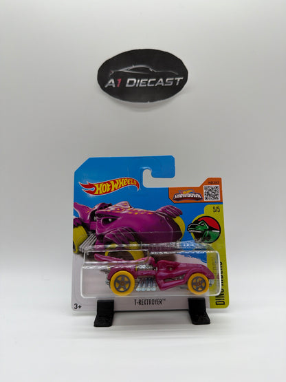 Hot Wheels T-Rextroyer Treasure Hunt Short Card