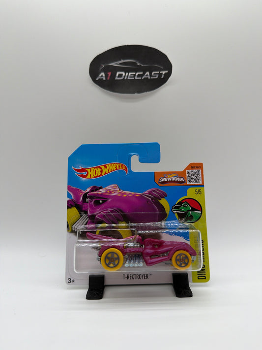 Hot Wheels T-Rextroyer Treasure Hunt Short Card