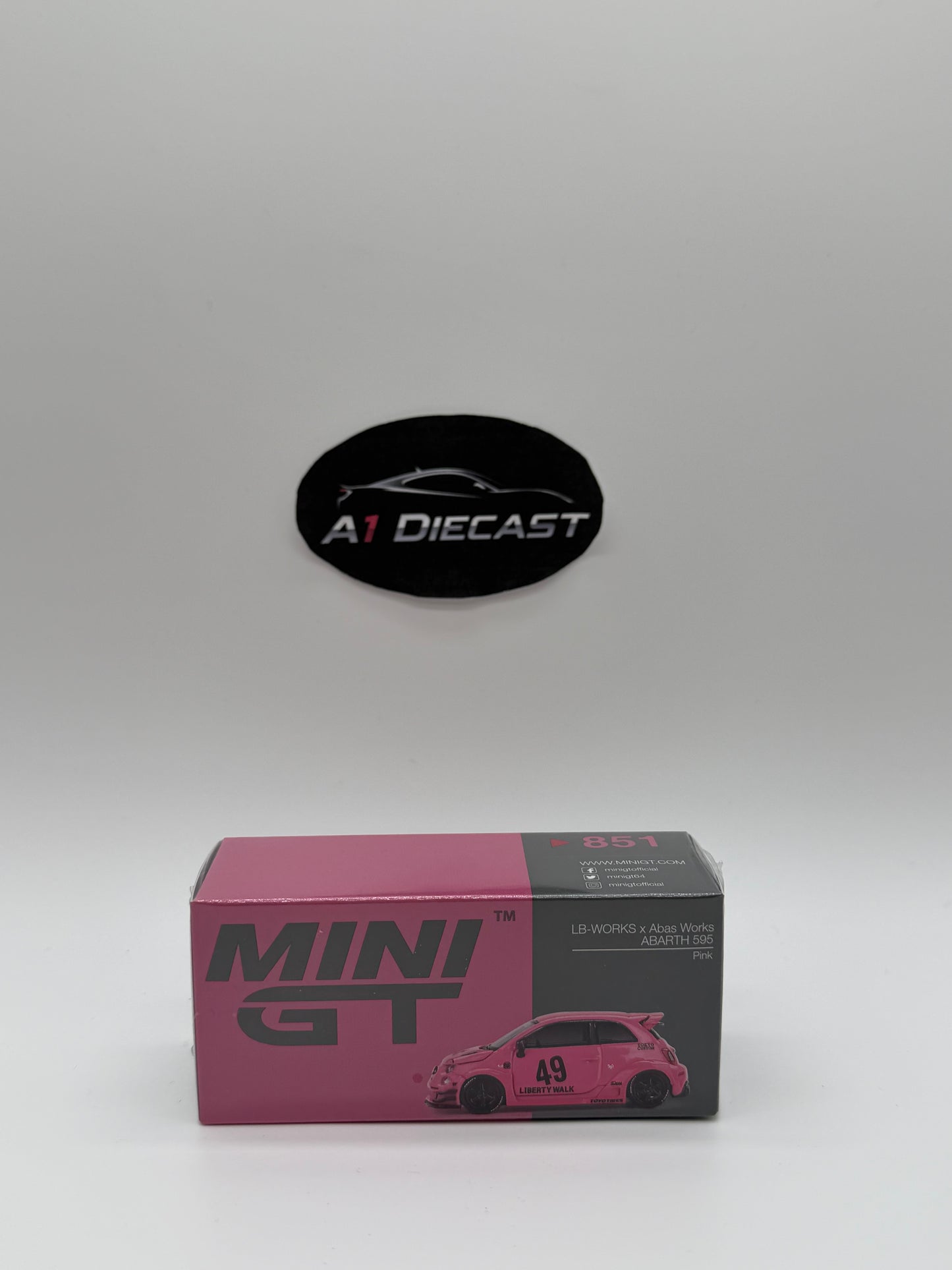 Mini GT LB-Works x Abas Works Abarth 595