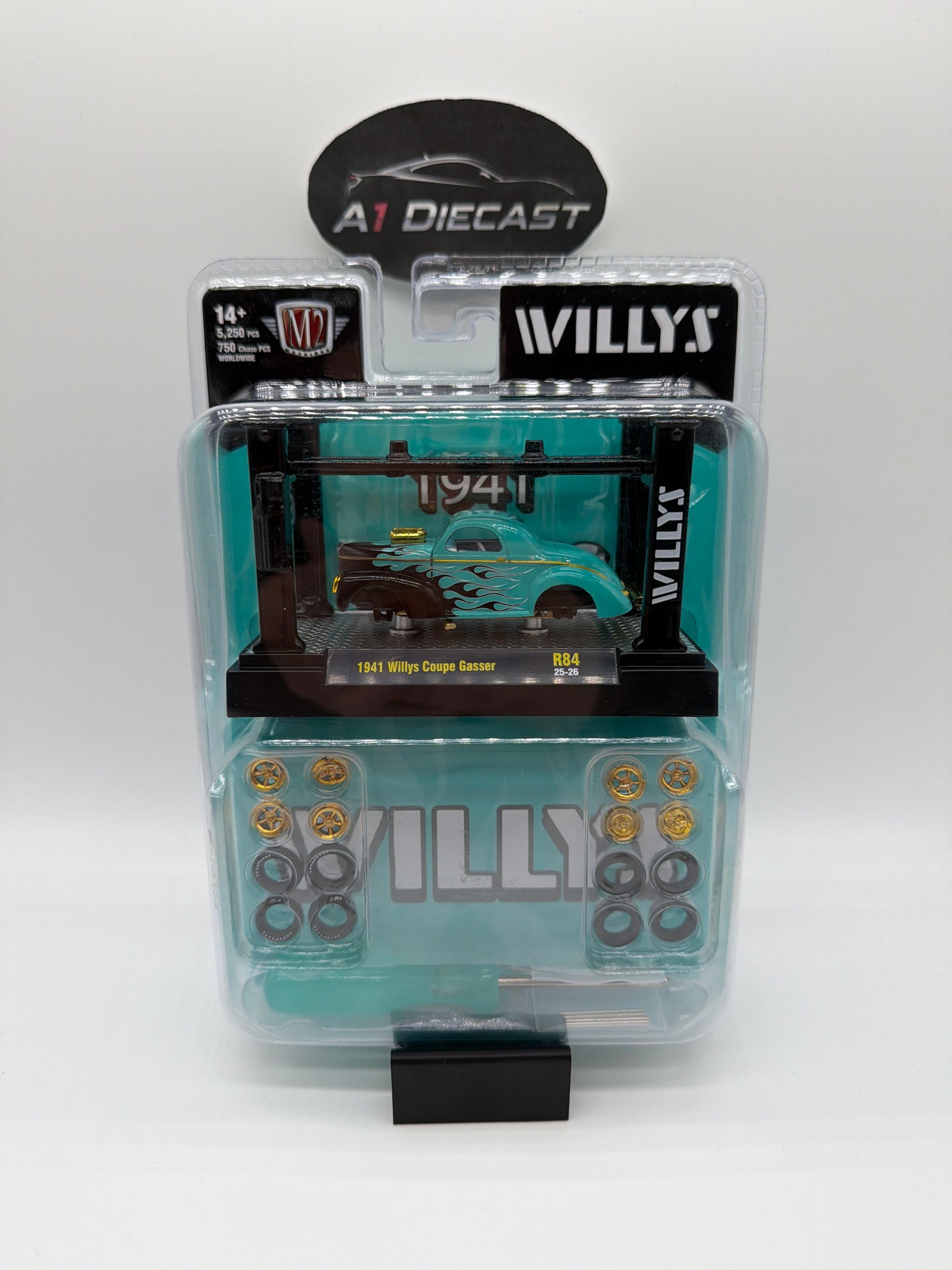 M2 Machines Mod Shop 1941 Willys Coupe Gasser
