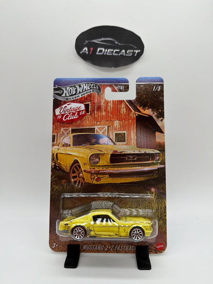 Hot Wheels Silver Series Vintage Club ‘65 Mustang 2+2 Fast Back