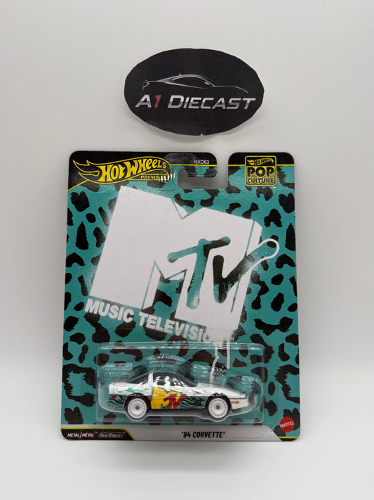 Hot Wheels Premium Pop Culture MTV ‘84 Corvette