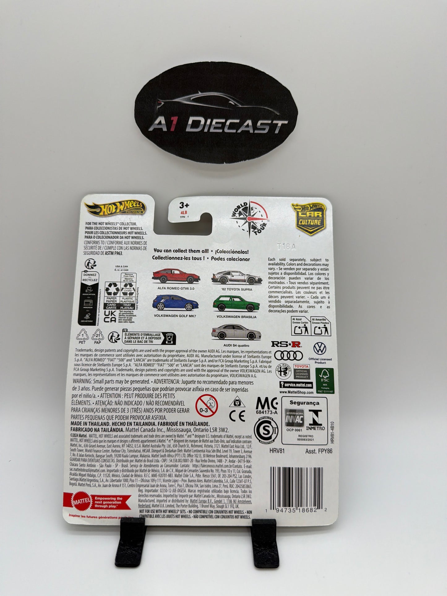 Hot Wheels Premium Car Culture Audi S4 Quattro