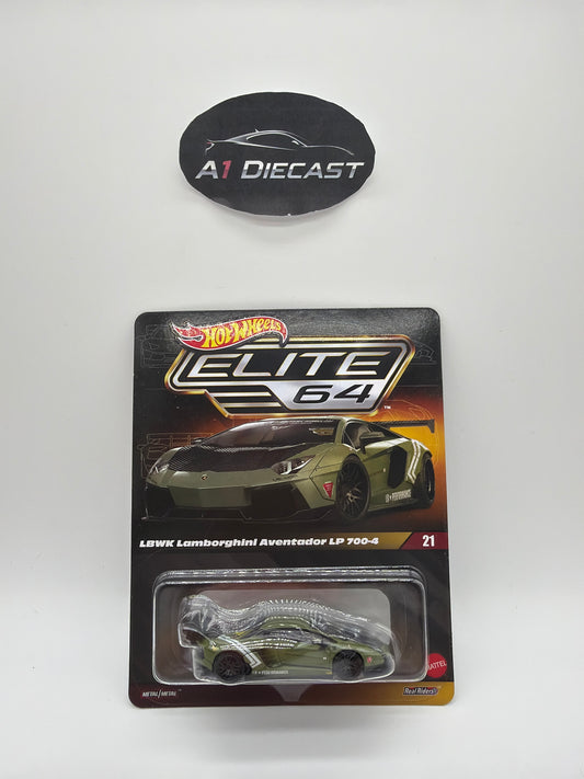 Hot Wheels Elite 64 LBWK Lamborghini Aventador LP 700-4