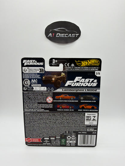 Hot Wheels Premium Fast & Furious Lamborghini LM002