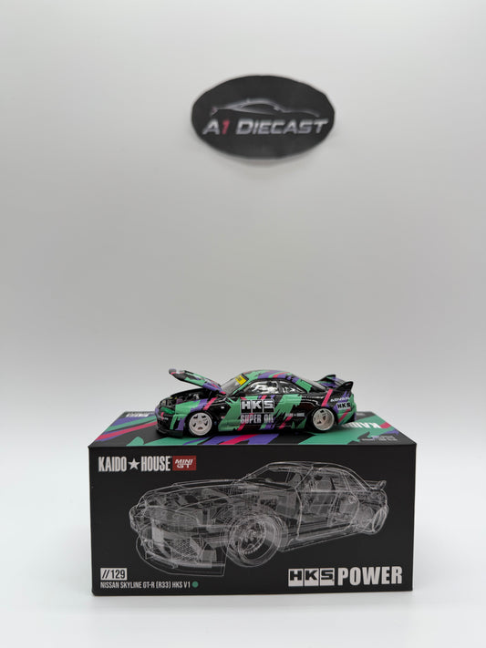 Kaido House Mini GT Nissan Skyline GT-R (R33) HKS V1