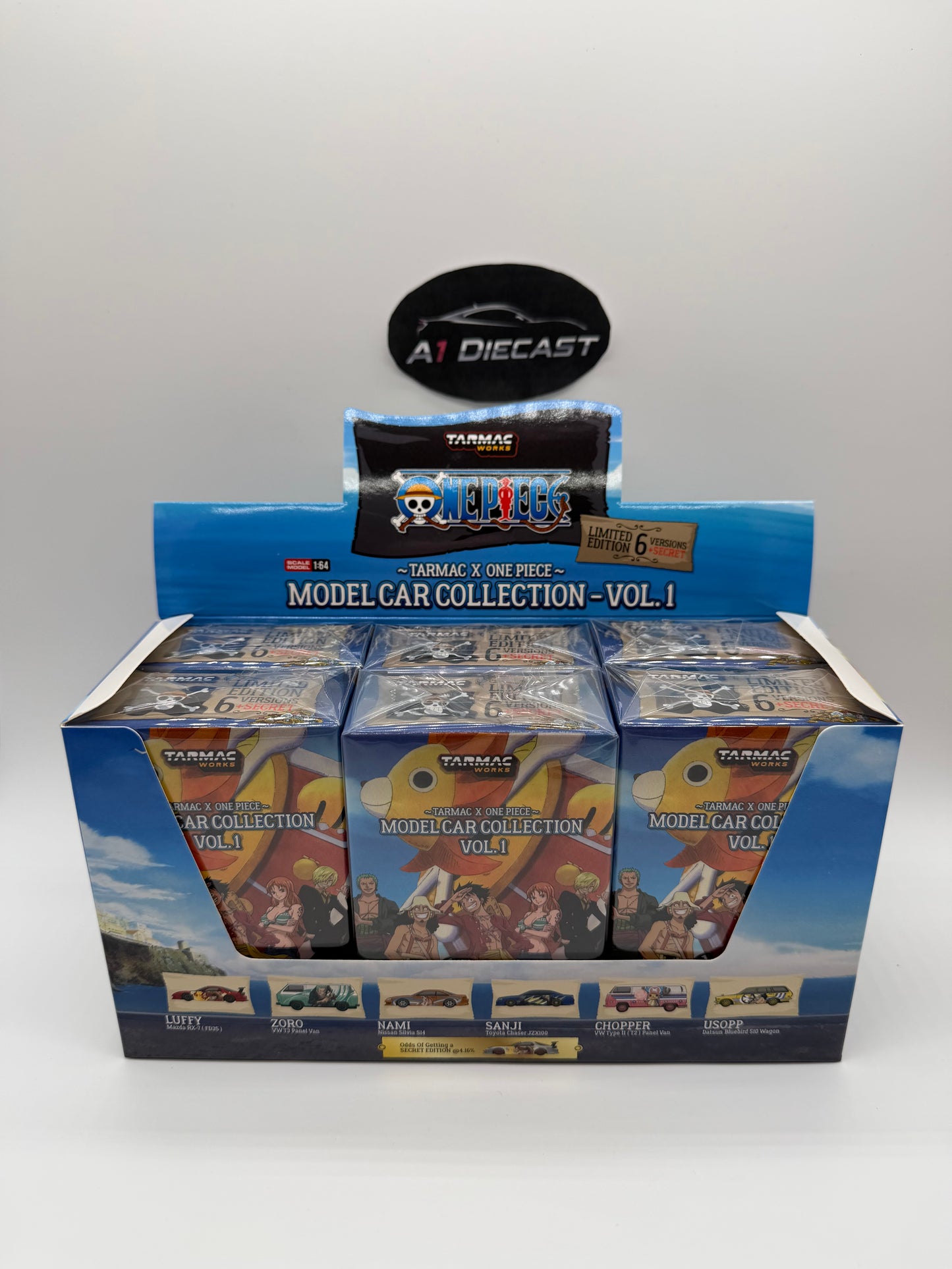 Tarmac Works X One Piece Model Car Collection Vol. 1