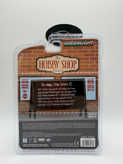 Greenlight The Hobby Shop 1989 Ford Taurus with Sales Associate in suit Chase