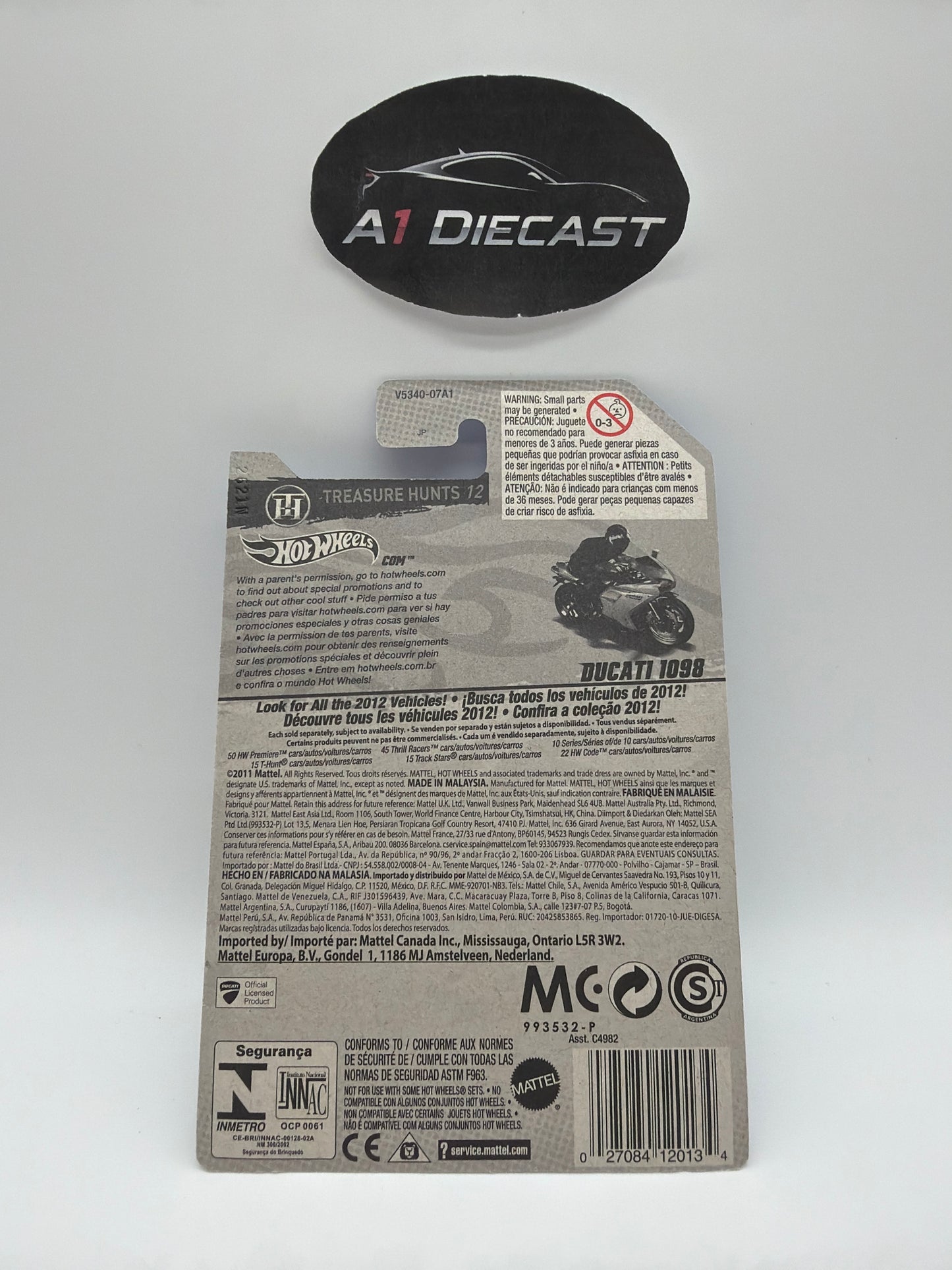 Hot Wheels Ducati 1098 Treasure Hunt
