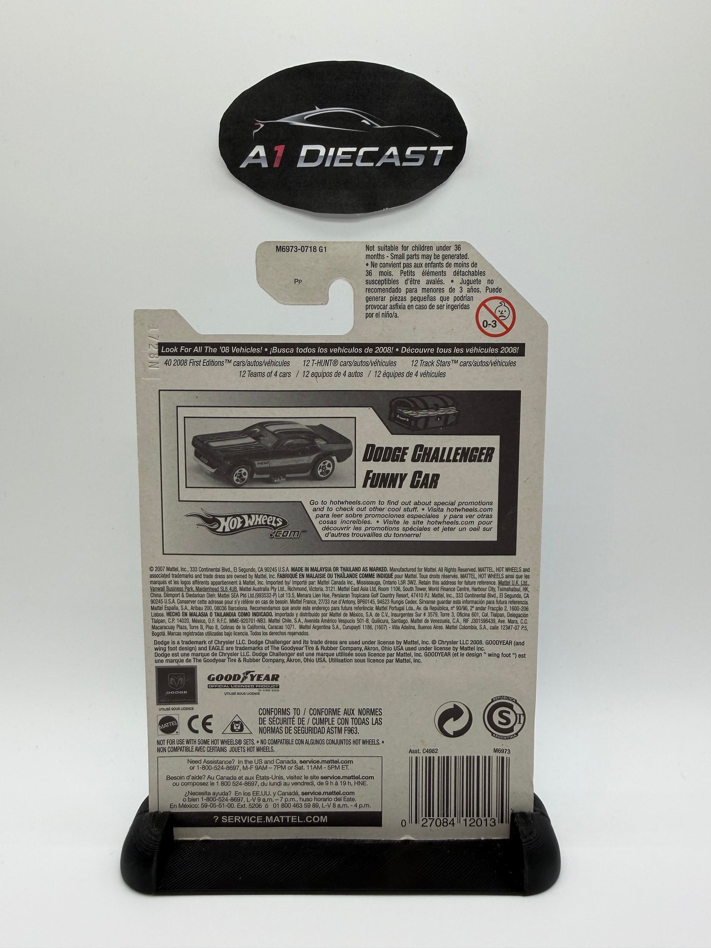 Hot Wheels Dodge Challenger Funny Car Treasure Hunt