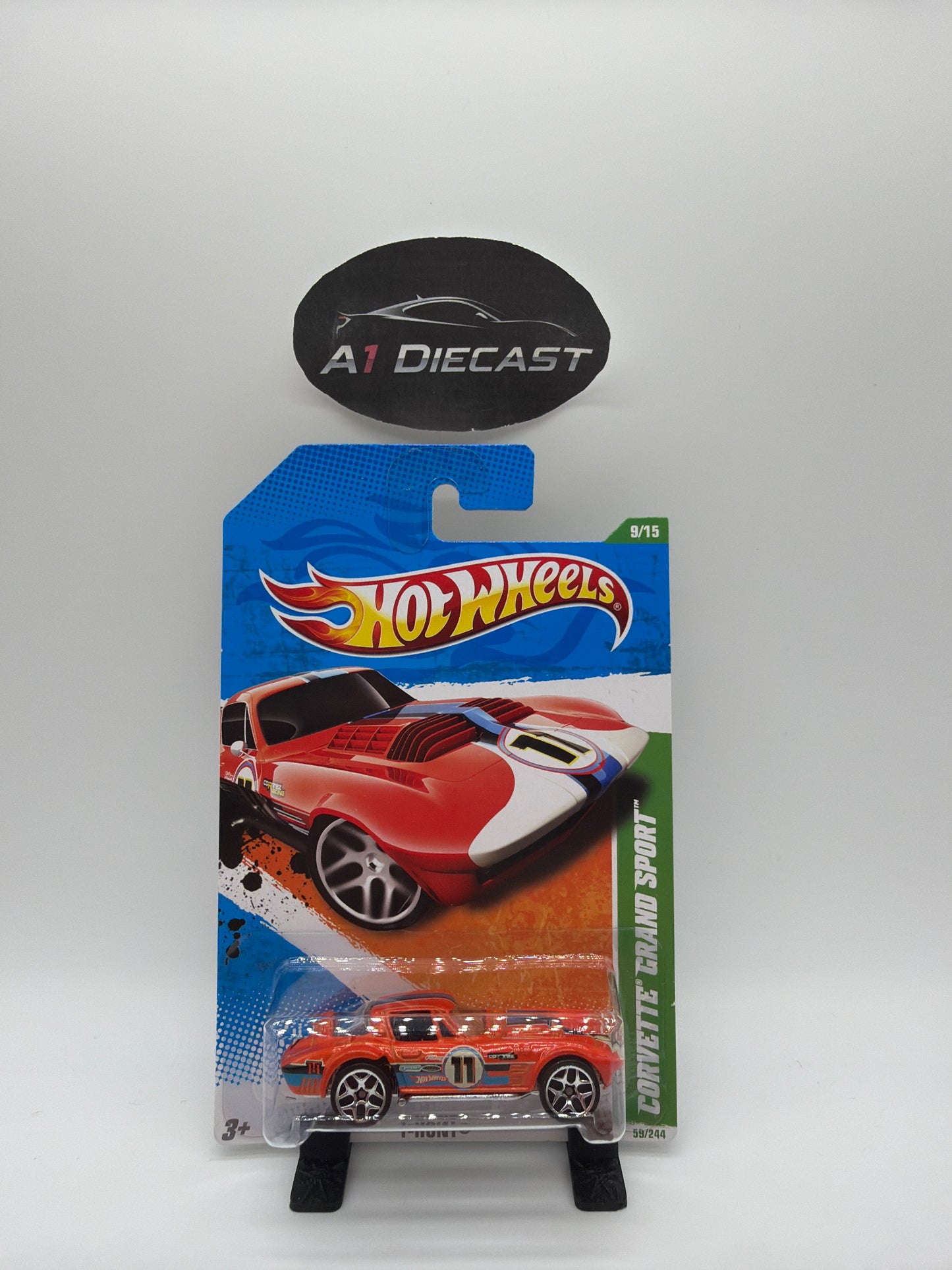 Hot Wheels Corvette Grand Sport Treasure Hunt Short Card